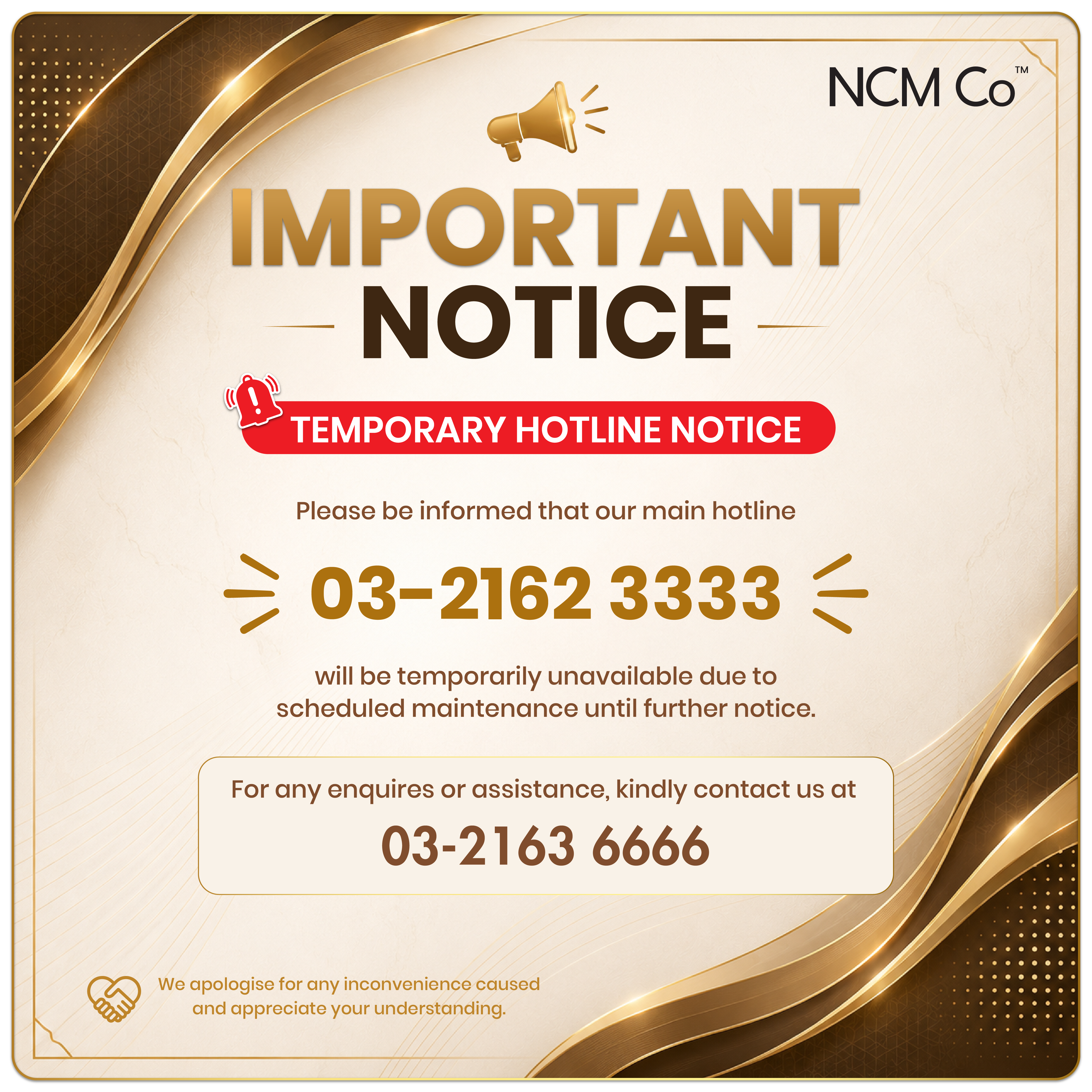 Importance Notice